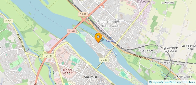 localisation de l'entreprise MONSIEUR PIERRE HERVOIL à SAUMUR