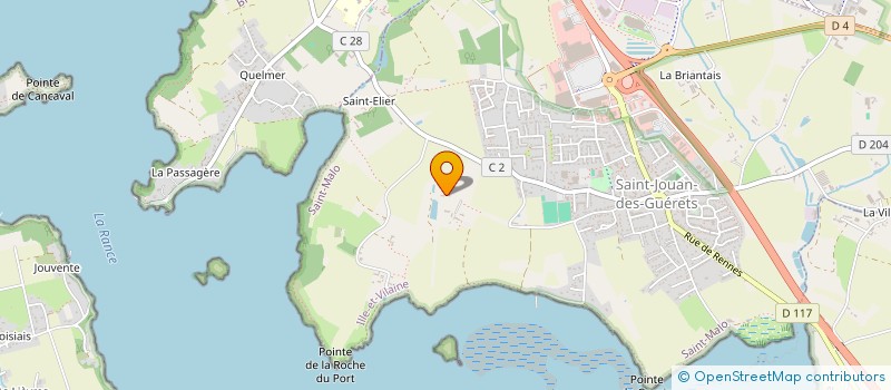 localisation de l'entreprise MONSIEUR PIERRE HERVOT  SAINT-JOUAN-DES-GUERETS