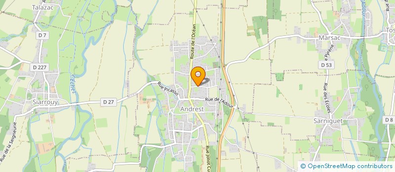 localisation de l'entreprise MONSIEUR PIERRE HESPEL  ANDREST