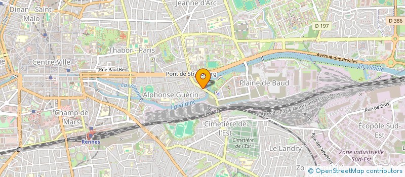 localisation de l'entreprise MONSIEUR PIERRE HINET  RENNES