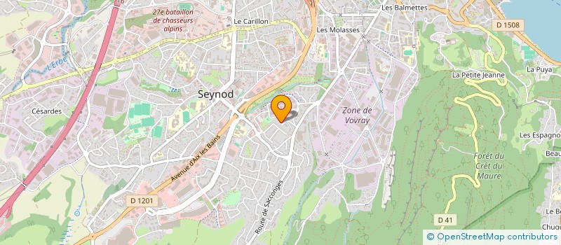 localisation de l'entreprise MONSIEUR PIERRE HINGANT à ANNECY