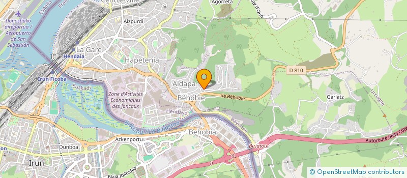 localisation de l'entreprise MONSIEUR PIERRE HIRIARTE  URRUGNE