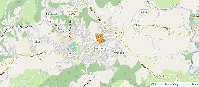 localisation de l'entreprise MONSIEUR PIERRE HIRIBARNE à HASPARREN