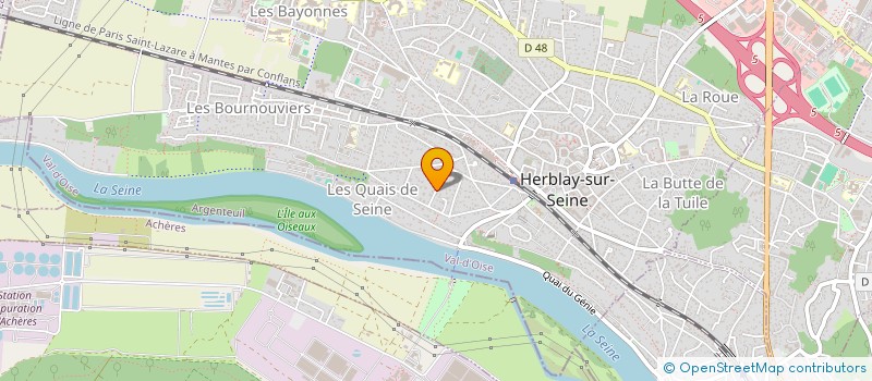 localisation de l'entreprise MONSIEUR PIERRE HIS  HERBLAY-SUR-SEINE