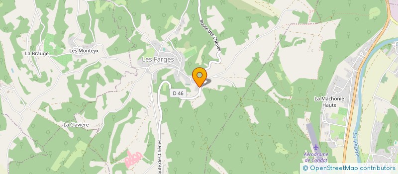 localisation de l'entreprise MONSIEUR PIERRE HISSIER  CONDAT-SUR-VEZERE