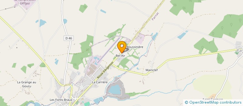 localisation de l'entreprise MONSIEUR PIERRE HIVERNAT à SAINT-BENOIT-DU-SAULT