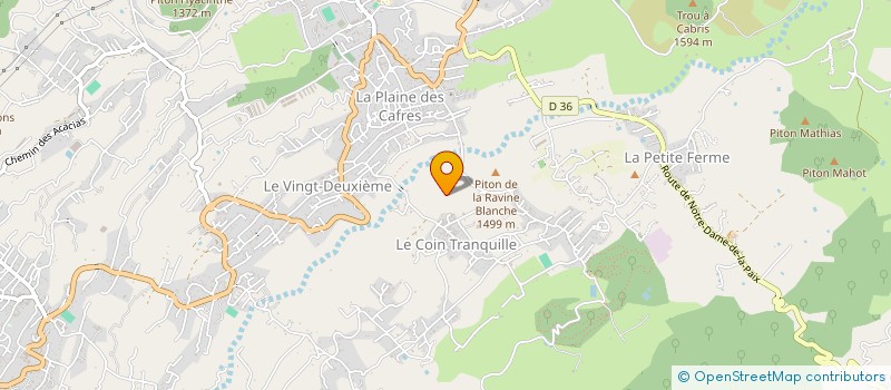 localisation de l'entreprise MONSIEUR PIERRE HOAREAU à LE TAMPON