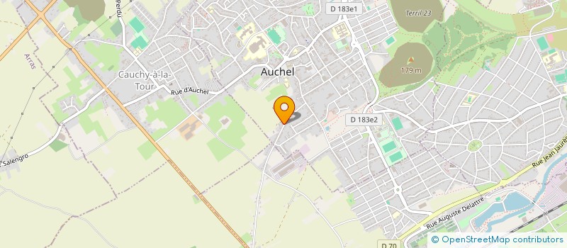 localisation de l'entreprise MONSIEUR PIERRE HOCHART  AUCHEL