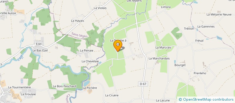 localisation de l'entreprise MONSIEUR PIERRE HOCHET à BRUC-SUR-AFF
