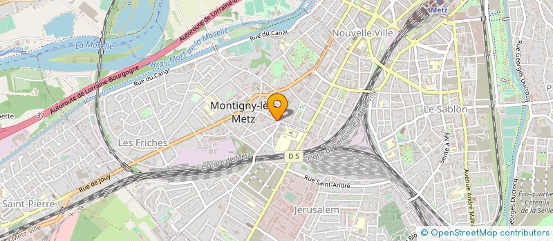 localisation de l'entreprise MONSIEUR PIERRE HOFMANN  MONTIGNY-LES-METZ