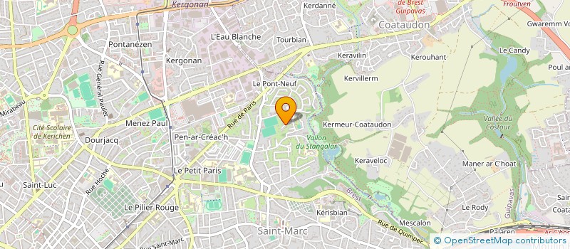 localisation de l'entreprise MONSIEUR PIERRE HONORE  BREST