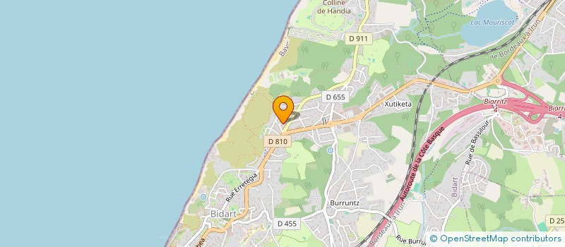 localisation de l'entreprise MONSIEUR PIERRE HOQUET à BIDART