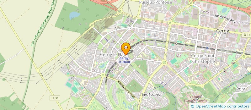 localisation de l'entreprise MONSIEUR PIERRE HOSTEINS  CERGY