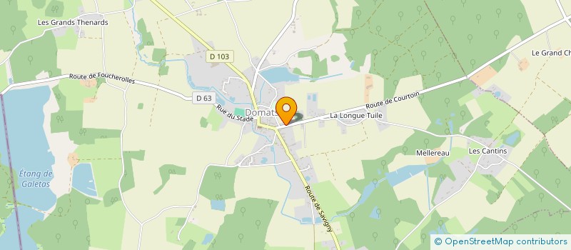 localisation de l'entreprise MONSIEUR PIERRE HOUDEAU  DOMATS