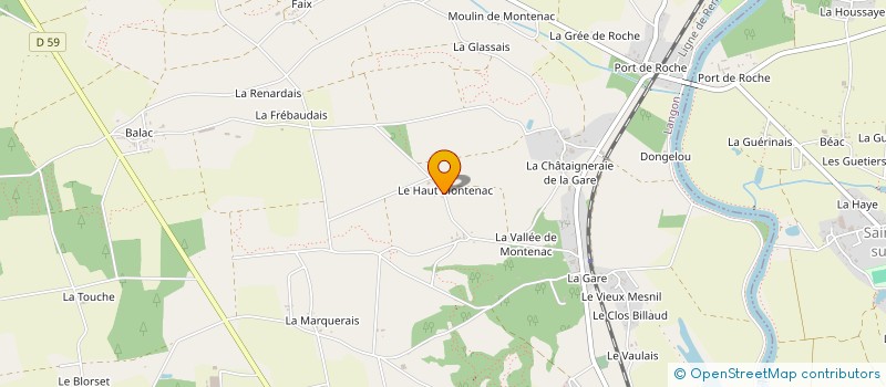 localisation de l'entreprise MONSIEUR PIERRE HOUIS à LANGON