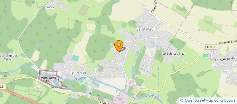 localisation de l'entreprise MONSIEUR PIERRE HOURIEZ  ST PAUL