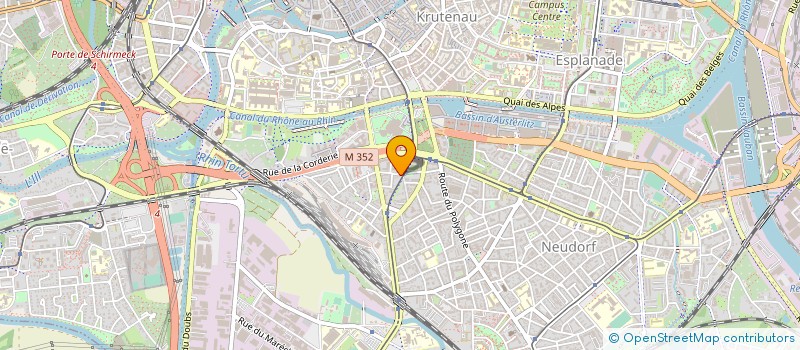 localisation de l'entreprise MONSIEUR PIERRE HUBER à STRASBOURG