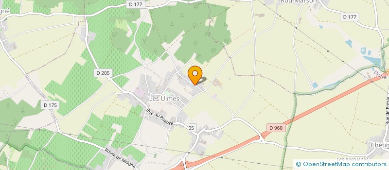 localisation de l'entreprise MONSIEUR PIERRE HUBERT  LES ULMES