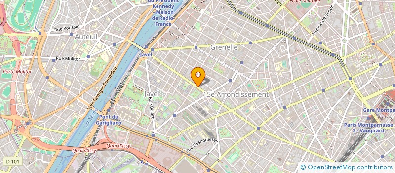 localisation de l'entreprise MONSIEUR PIERRE HUBERT  PARIS