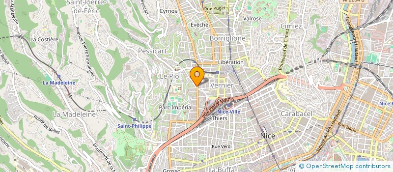 localisation de l'entreprise MONSIEUR PIERRE HUET à NICE