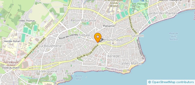 localisation de l'entreprise MONSIEUR PIERRE-HUGO FAUGARET  SAINT-NAZAIRE