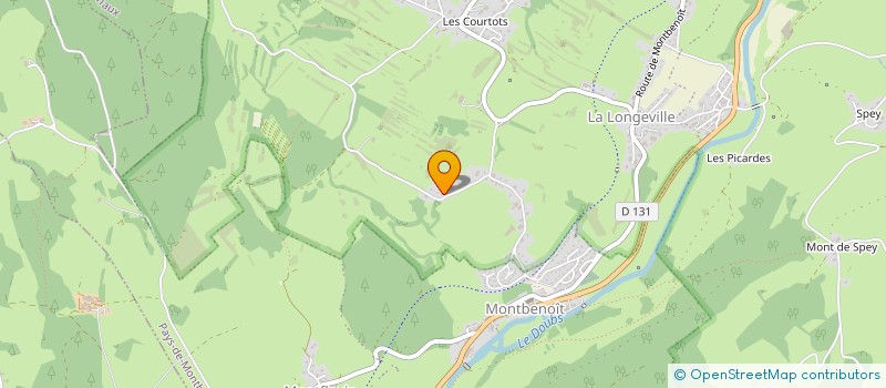 localisation de l'entreprise MONSIEUR PIERRE-HUGO MOUTON  LA LONGEVILLE