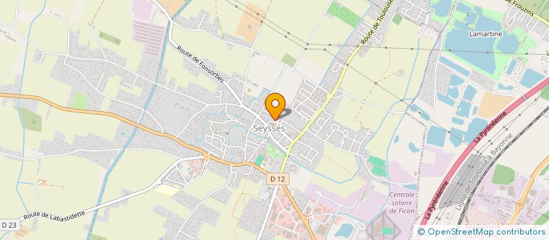 localisation de l'entreprise MONSIEUR PIERRE HUGON DE SCOEUX  SEYSSES