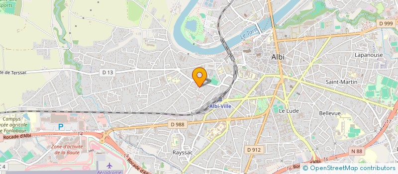 localisation de l'entreprise MONSIEUR PIERRE HUGOUNENC  ALBI