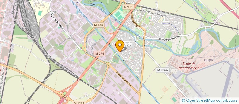 localisation de l'entreprise MONSIEUR PIERRE-HUGUES NOIROT  LONGVIC