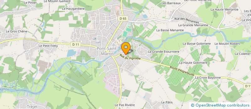 localisation de l'entreprise MONSIEUR PIERRE HULET à SAINT-AIGNAN-GRANDLIEU