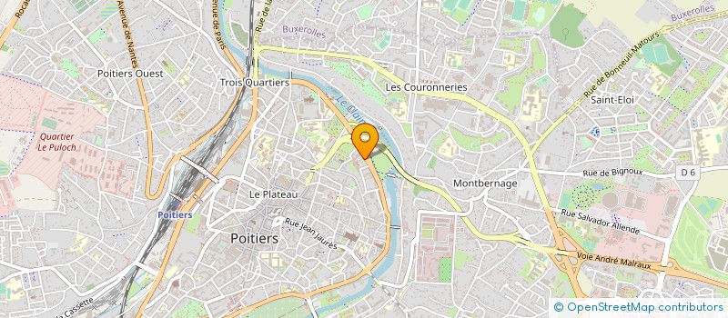 localisation de l'entreprise MONSIEUR PIERRE HULIN  POITIERS