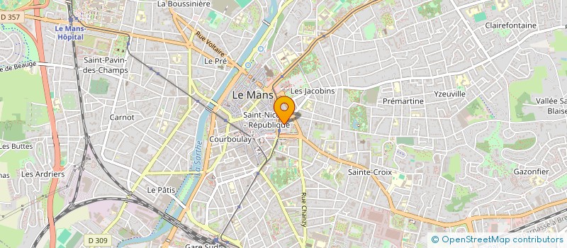 localisation de l'entreprise MONSIEUR PIERRE HULO  LE MANS