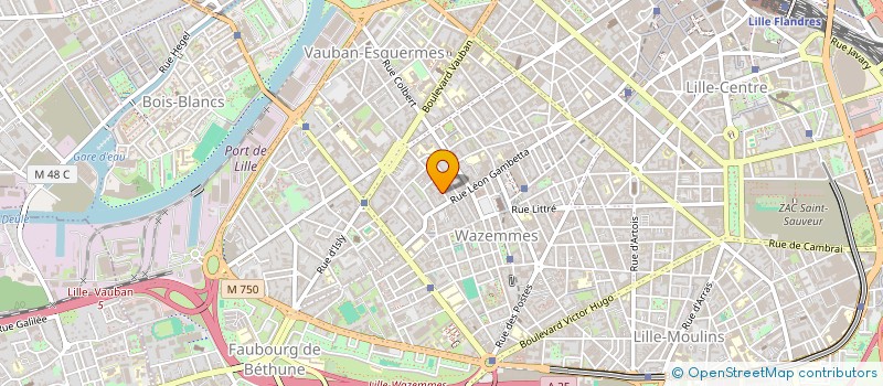 localisation de l'entreprise MONSIEUR PIERRE HUM à LILLE