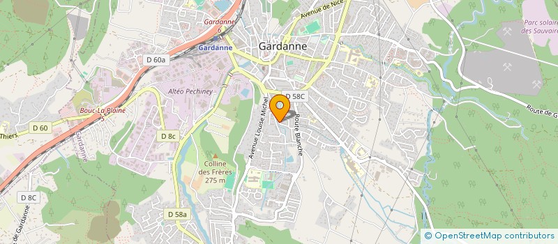 localisation de l'entreprise MONSIEUR PIERRE HUNAULT à GARDANNE