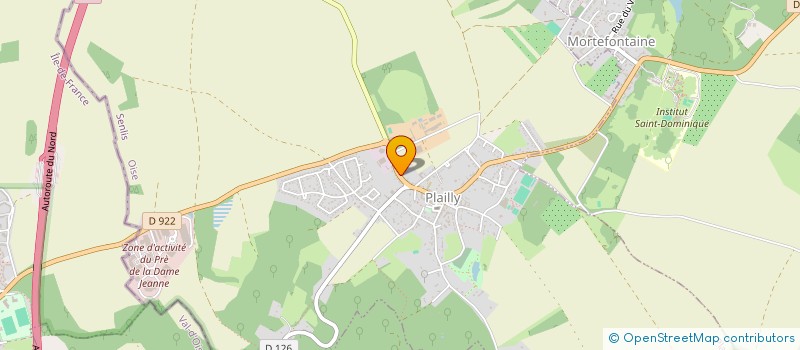 localisation de l'entreprise MONSIEUR PIERRE HUREL  PLAILLY