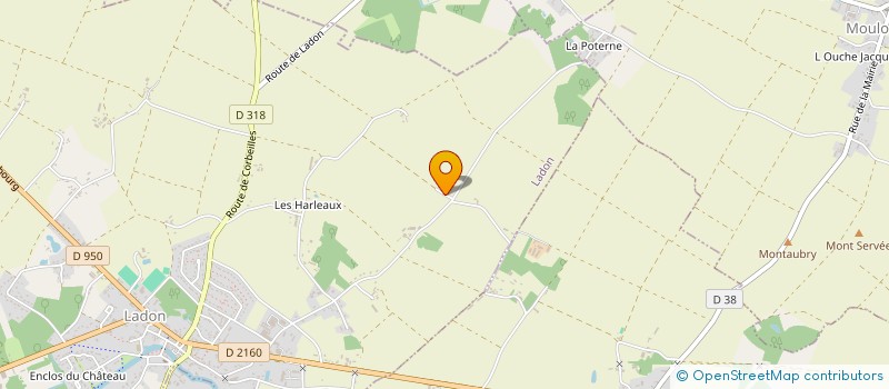 localisation de l'entreprise MONSIEUR PIERRE HURET à BEAUCHAMPS-SUR-HUILLARD