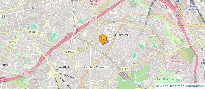 localisation de l'entreprise MONSIEUR PIERRE HURTY  MONTREUIL
