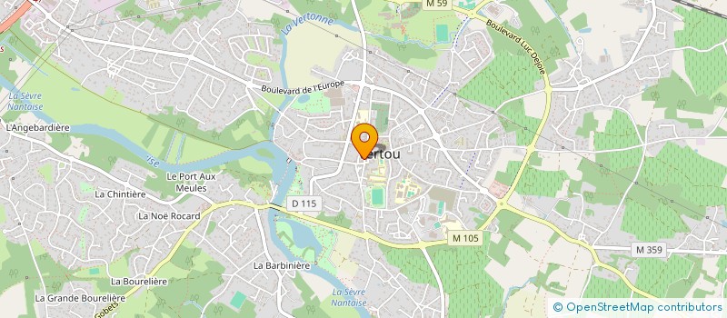 localisation de l'entreprise MONSIEUR PIERRE HUTEAU à VERTOU
