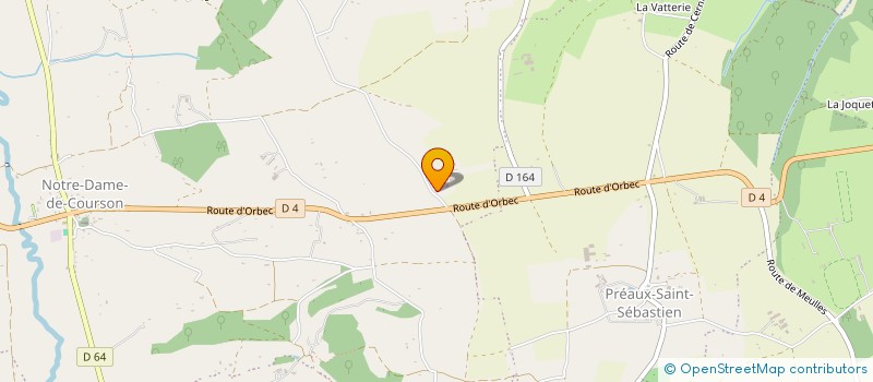 localisation de l'entreprise MONSIEUR PIERRE HUTTEAU D'ORIGNY  LIVAROT-PAYS-D'AUGE