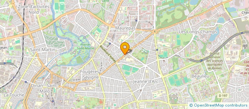 localisation de l'entreprise MONSIEUR PIERRE HUYGHE  RENNES