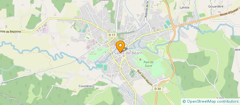 localisation de l'entreprise MONSIEUR PIERRE IACONELLI à SALIES-DE-BEARN