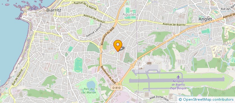 localisation de l'entreprise MONSIEUR PIERRE IBARBURU  BIARRITZ