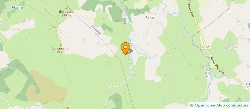 localisation de l'entreprise MONSIEUR PIERRE IBARROLA  BIDARRAY