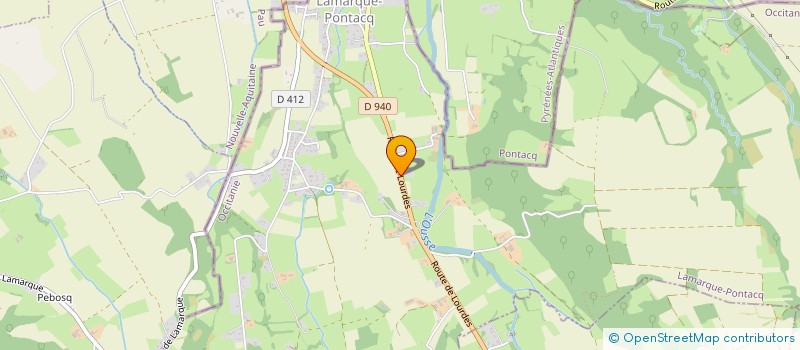 localisation de l'entreprise MONSIEUR PIERRE IBRAC  LAMARQUE-PONTACQ
