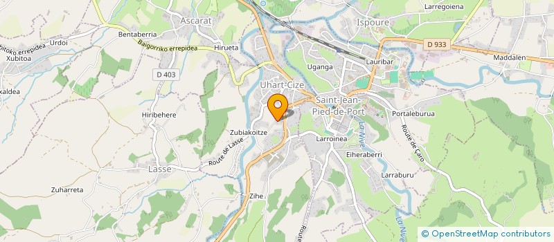 localisation de l'entreprise MONSIEUR PIERRE IDIART  UHART-CIZE