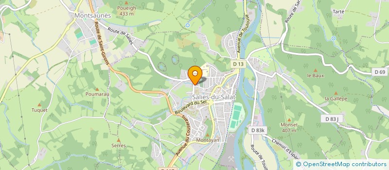 localisation de l'entreprise MONSIEUR PIERRE ILIOVICI  SALIES-DU-SALAT