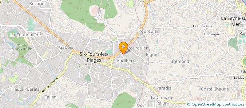 localisation de l'entreprise MONSIEUR PIERRE INSALACO à SIX-FOURS-LES-PLAGES