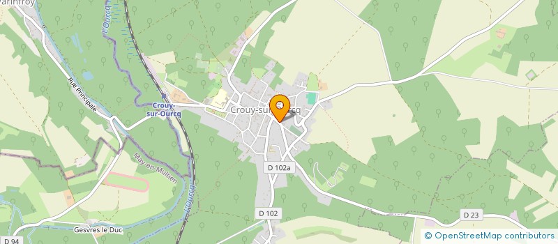 localisation de l'entreprise MONSIEUR PIERRE ISME  CROUY-SUR-OURCQ