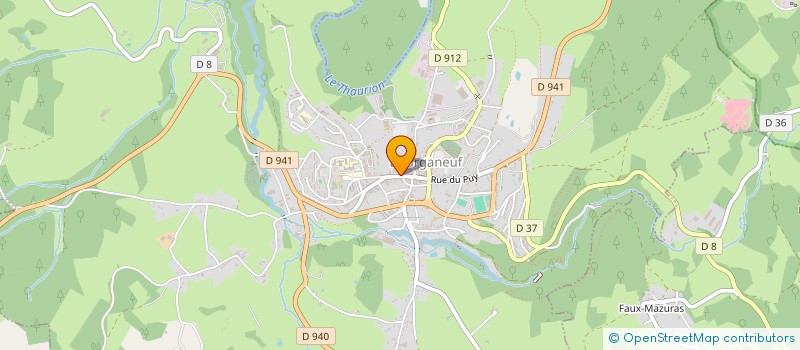 localisation de l'entreprise MONSIEUR PIERRE JABET à BOURGANEUF