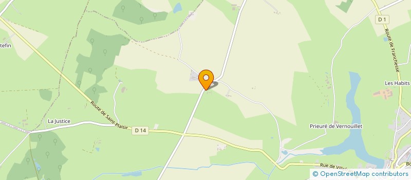 localisation de l'entreprise MONSIEUR PIERRE JABINET  SAINT-AUBIN-LE-MONIAL